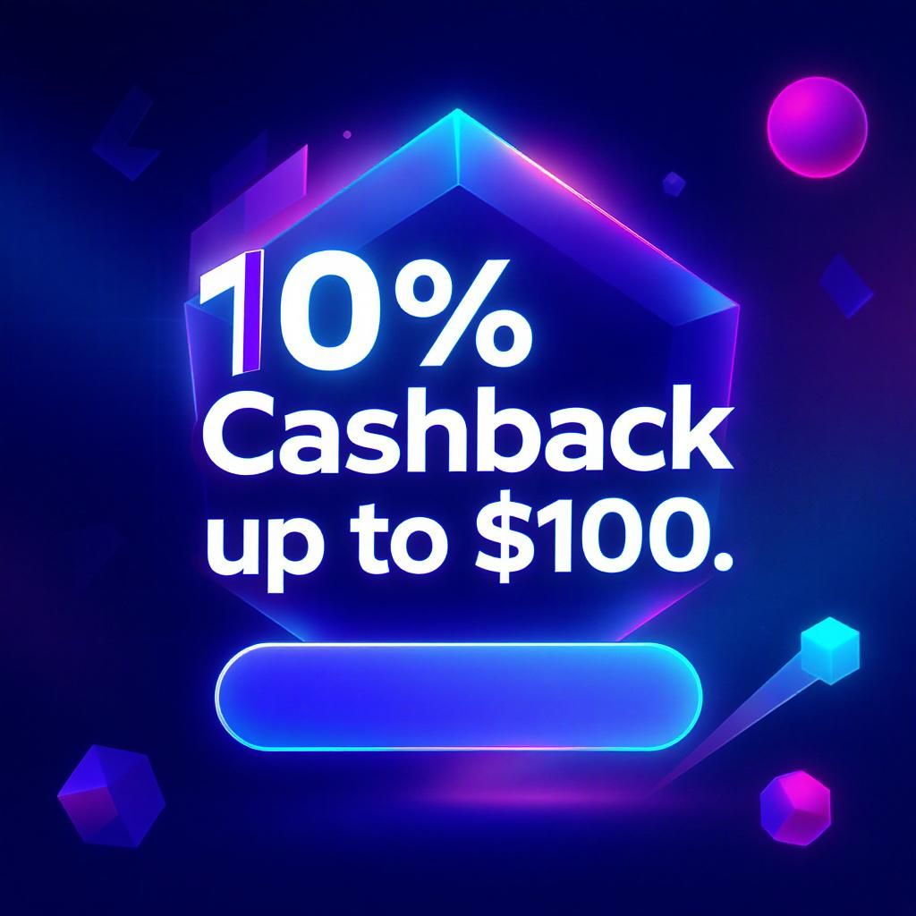 10% Cashback up to $100